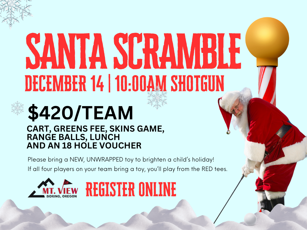 Don’t Miss the Holiday Classic: Santa Scramble at Mountain View