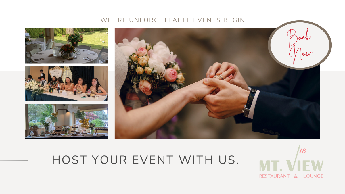 Host Your Next Event at Mt. View Restaurant & Lounge!