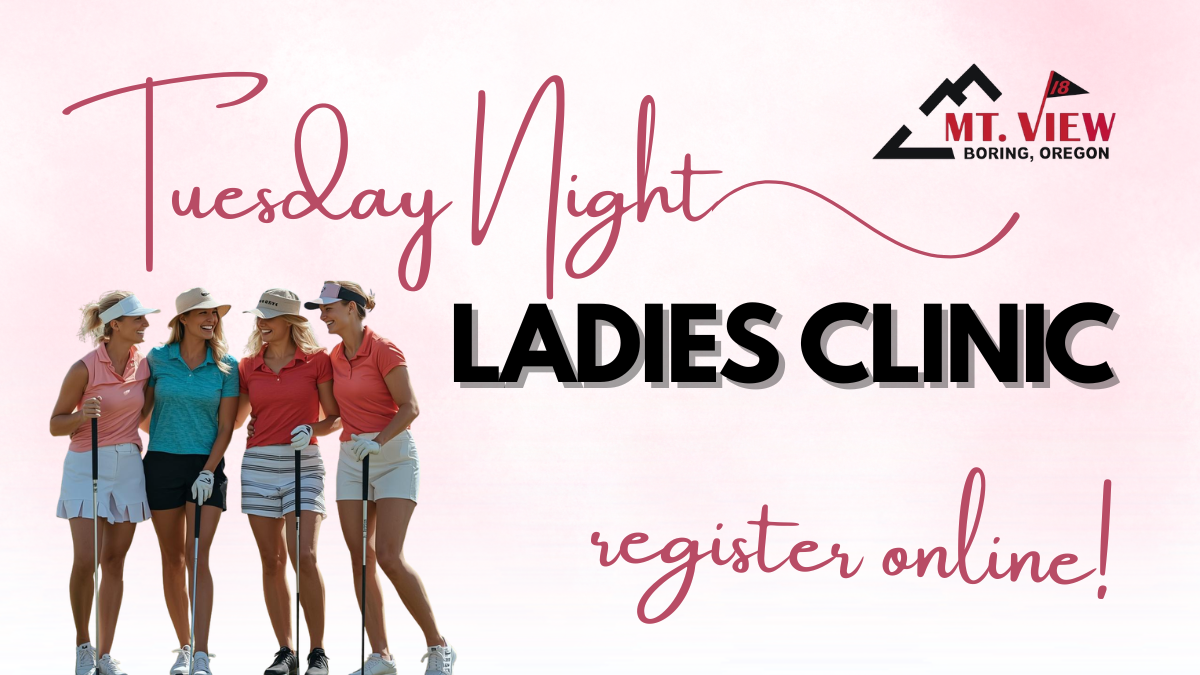 By Popular Demand… Tuesday Night Ladies Clinics Are Here!