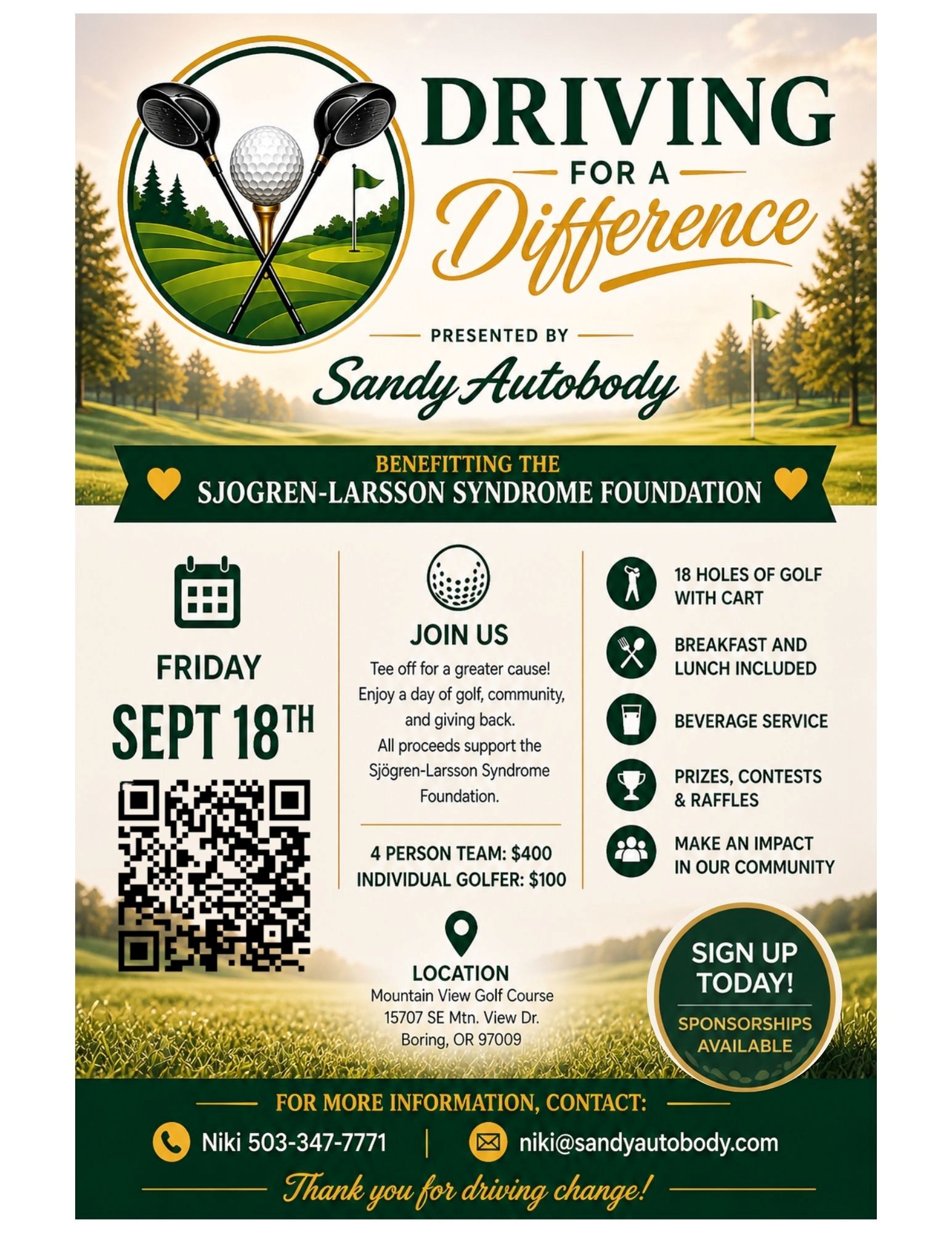 Driving for a Difference - Sept 18